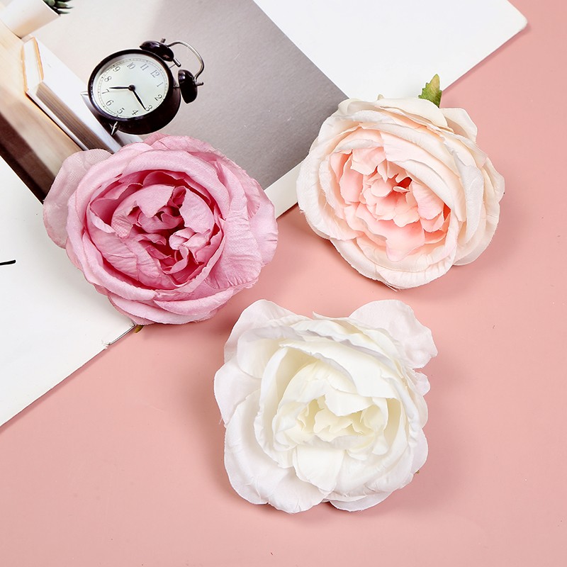 情人节复古芍药饰品diy手工材料配件仿真花花朵婚庆花墙胸花装饰详情图7