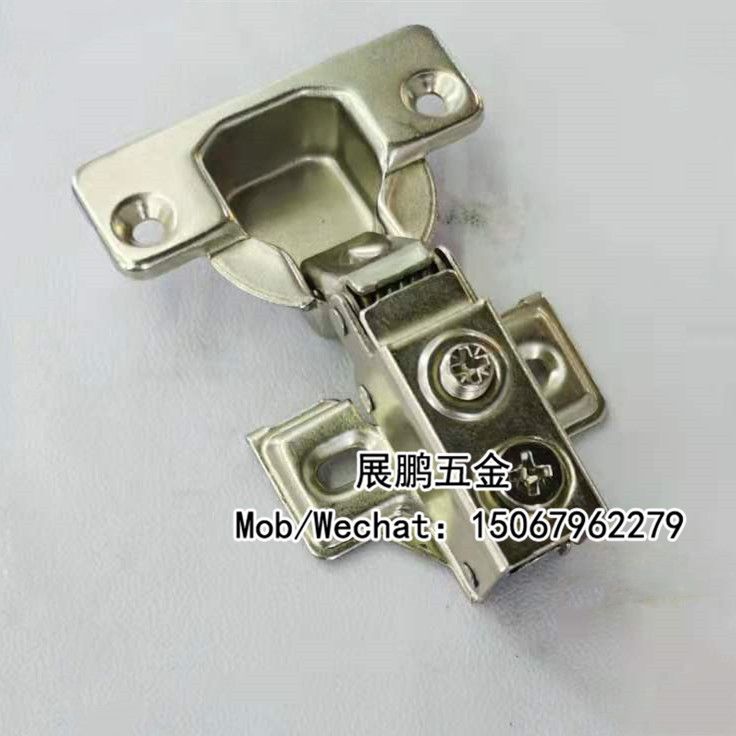 Hinged short arm hydraulic cabinet hinge British American iron stainless steel damping hinge details Picture
