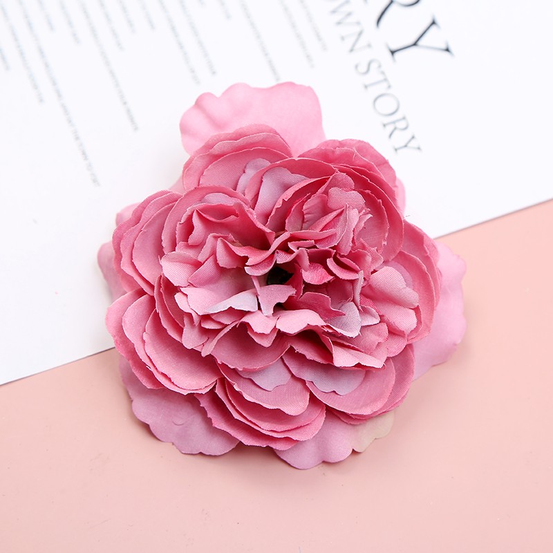Valentine's Day diy artificial flowers, wedding silk flowers, flower walls, DIY headwear, fabric flower materials, accessories and decorations, wholesale of artificial flower heads detail image 7