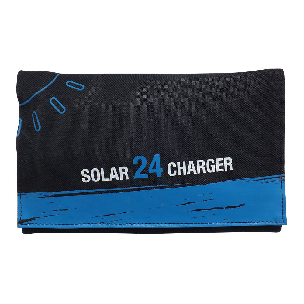 Portable solar charger 24W folding pack portable power bank with QC3.0 fast charging output Specification image