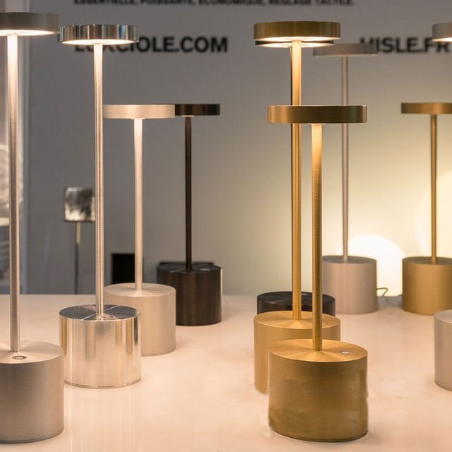 Simple cross-border LED desk lamp for aluminum alloy I-shaped desk lamp retro creative table bar desk lamp