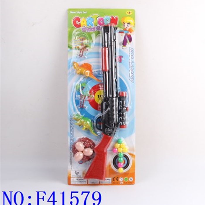 新款解压益智热销吃鸡外贸玩具  玩具枪软弹枪亲子互动角色扮演过家家玩具射击枪儿童玩具F41579详情图1