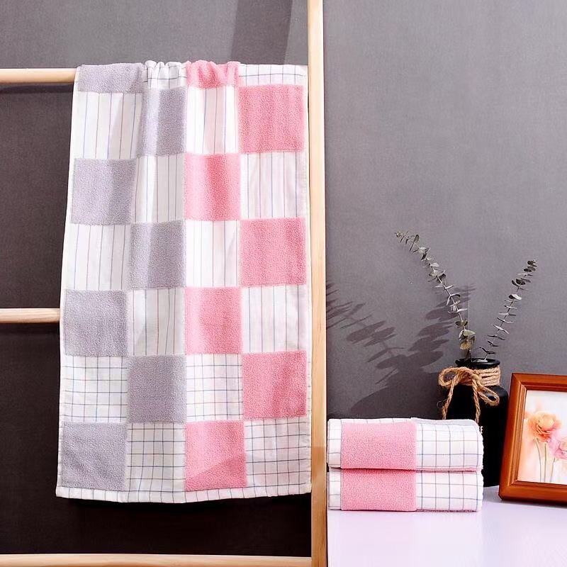 义乌好货清晨优家时尚经典纯棉吸水田园生活毛巾详情图5