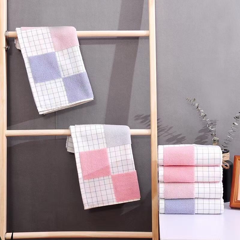 义乌好货清晨优家时尚经典纯棉吸水田园生活毛巾详情图4