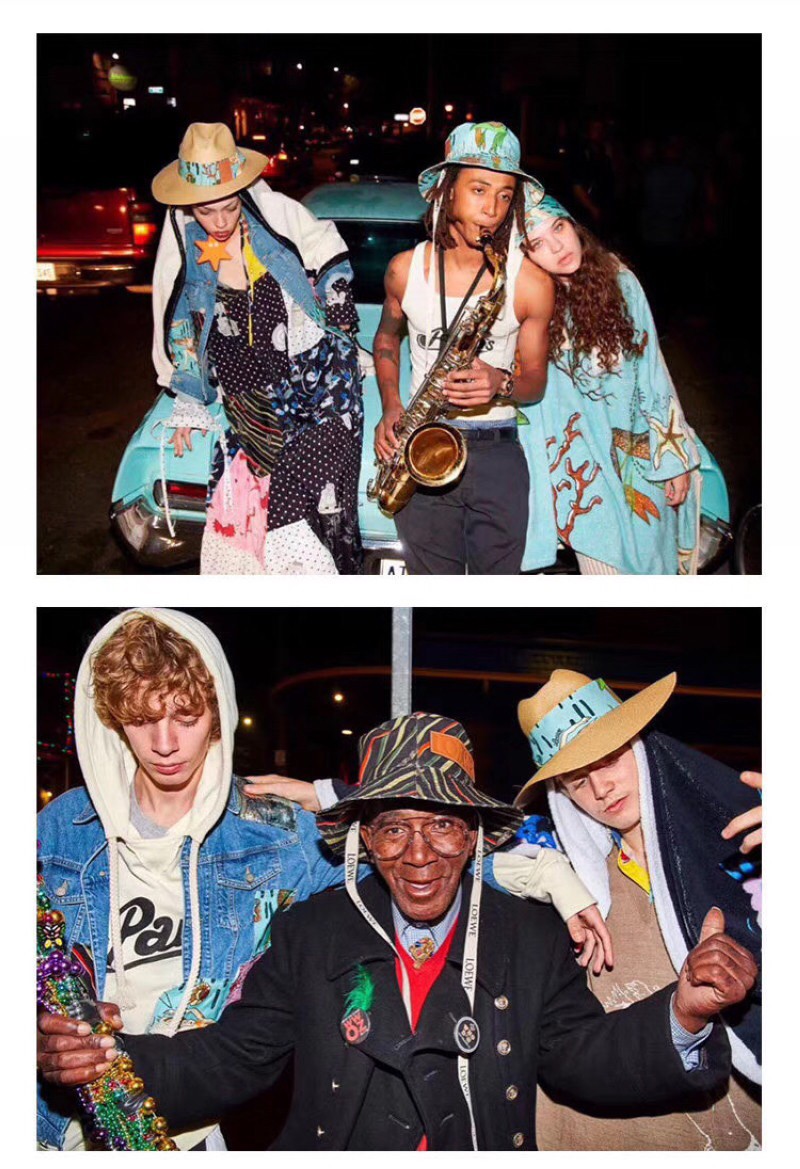 外贸原单Lo美人鱼系列春夏季草帽子出游凹造型度假风宽檐遮阳礼帽详情图2