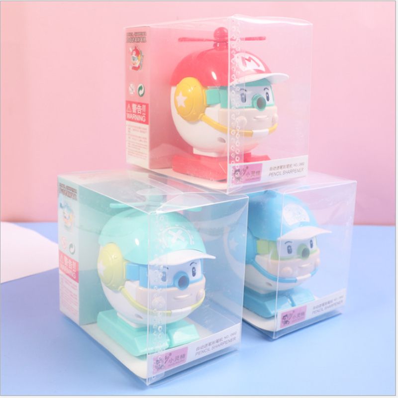 12751615040853677 Ballball Pencil Sharpener, automatic pen insertion and retraction, cute pencil sharpener for primary school students, colored pencil sharpener for kindergartens, children's pencil sharpener Application Scenario