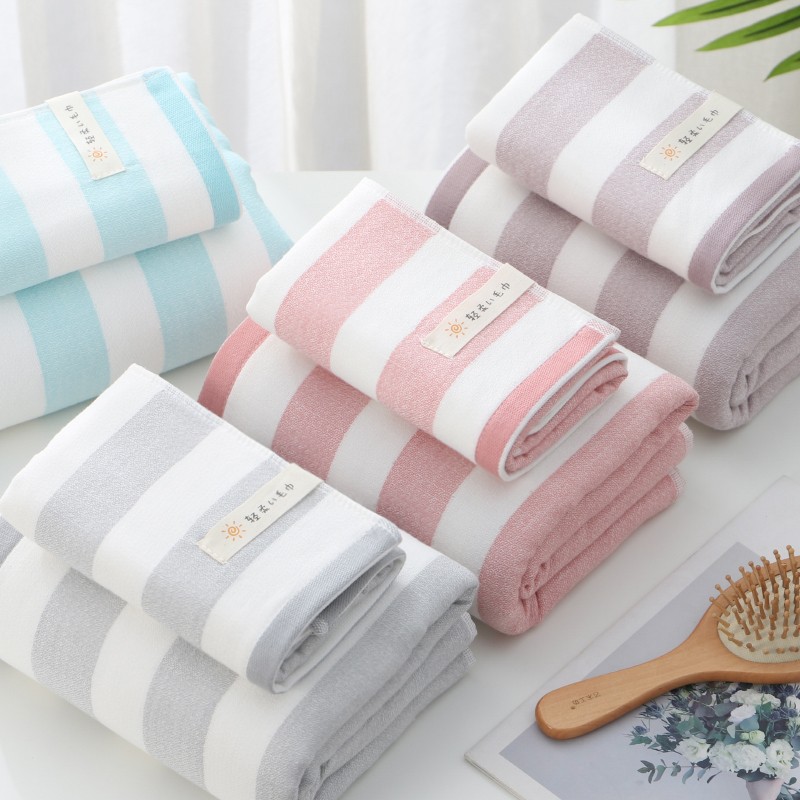 Yiwu buenos productos mañana youjia marca de moda mian soft skin friendly light life algodón absorbente toalla de baño detail image 5