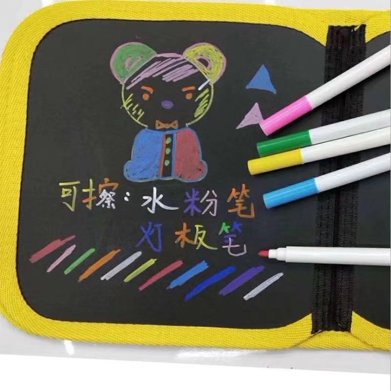 12-color liquid chalk erasable pen, children's drawing board, doodle pen, small blackboard pen, lamp board pen, white water-based Application Scenario