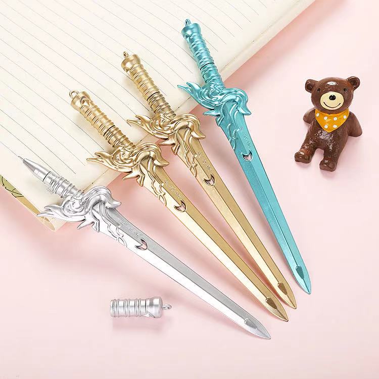 Creative glory cartoon neutral pen cute student cartoon pen Li Baifeng seeking Huang Huang sword water-based signature pen