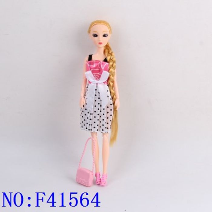 Doll girl play house toy doll simulation cute children gift booth foreign trade cross-border source F41564 details Picture