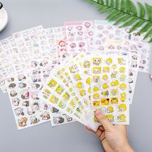 卡通贴纸 韩国INS贴纸卡通可爱学生创意文具可移平面儿童贴纸批发