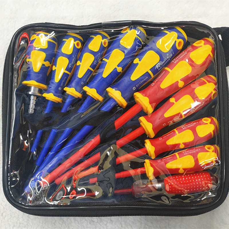 五金工具7PC十字一字多功能电工两用起子 绝缘螺丝刀套装详情图5