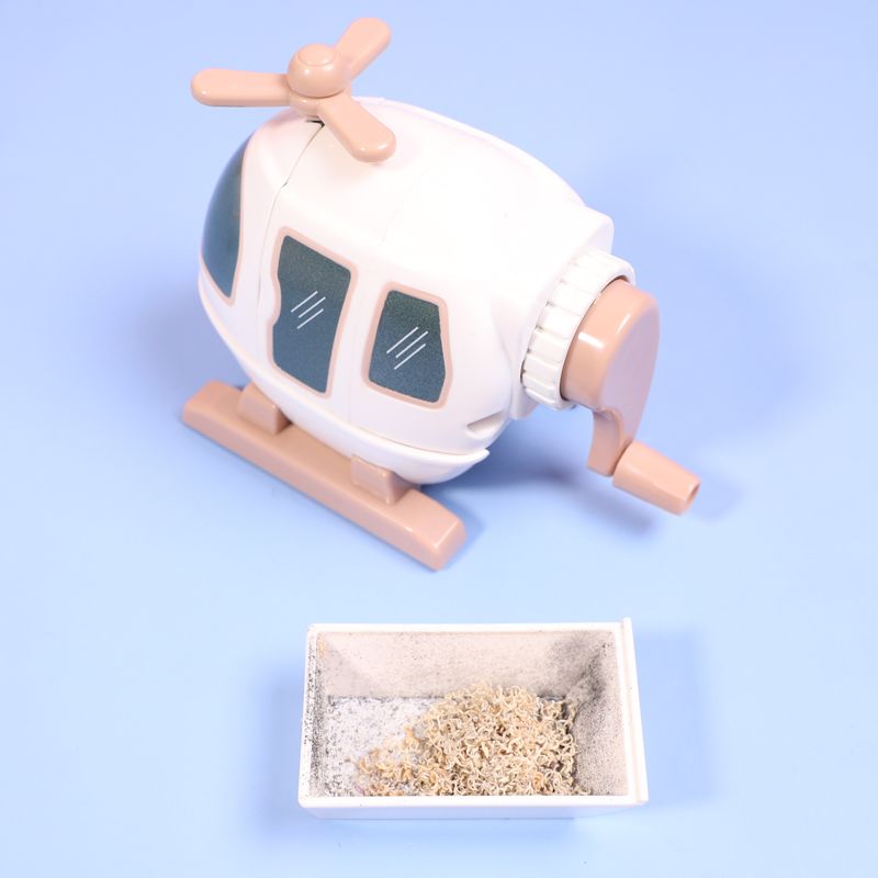 小灵精削笔器全自动进笔直升机削笔机卡通学生削笔器卷笔刀产品图