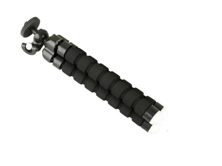 通用懒人手机支架 海绵八爪鱼三脚架 便携式照相机三脚架加手机夹详情图6