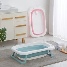 宝宝折叠洗澡盆婴儿折叠浴盆可躺可坐两用加大号儿童洗澡盆塑料