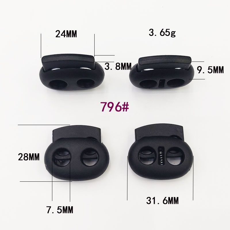 大号猪鼻弹簧扣大孔松紧弹簧扣服装绳卡扣大号猪鼻扣31.6MM