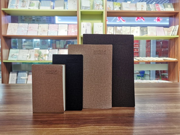 48-99 Linen texture PU notebook detail image 2