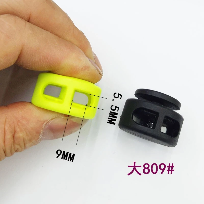 Extra-large spring buckle, large hole elastic spring buckle, clothing rope buckle, large mushroom spring buckle, 30.5MM detail image 2