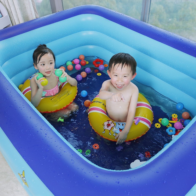 儿童游泳池室内加厚充气泳池婴儿洗澡盆宝宝戏水家用详情图2