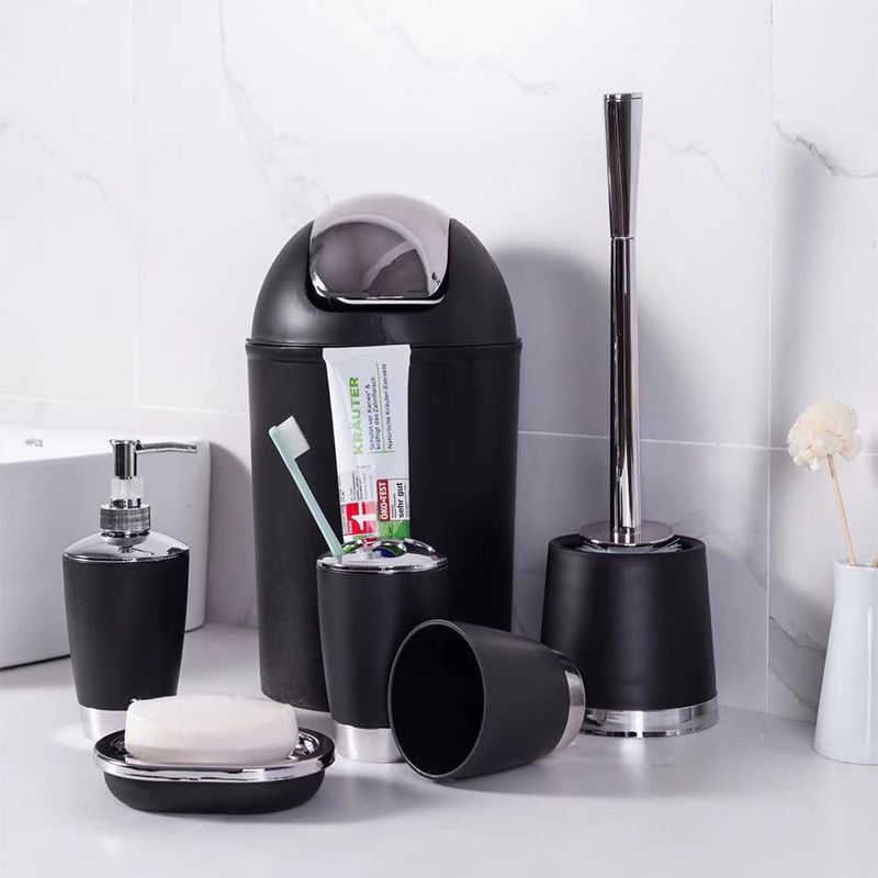 Frosted bathroom set, six-piece bathroom set, four-piece bathroom set, washbasin set Application Scenario
