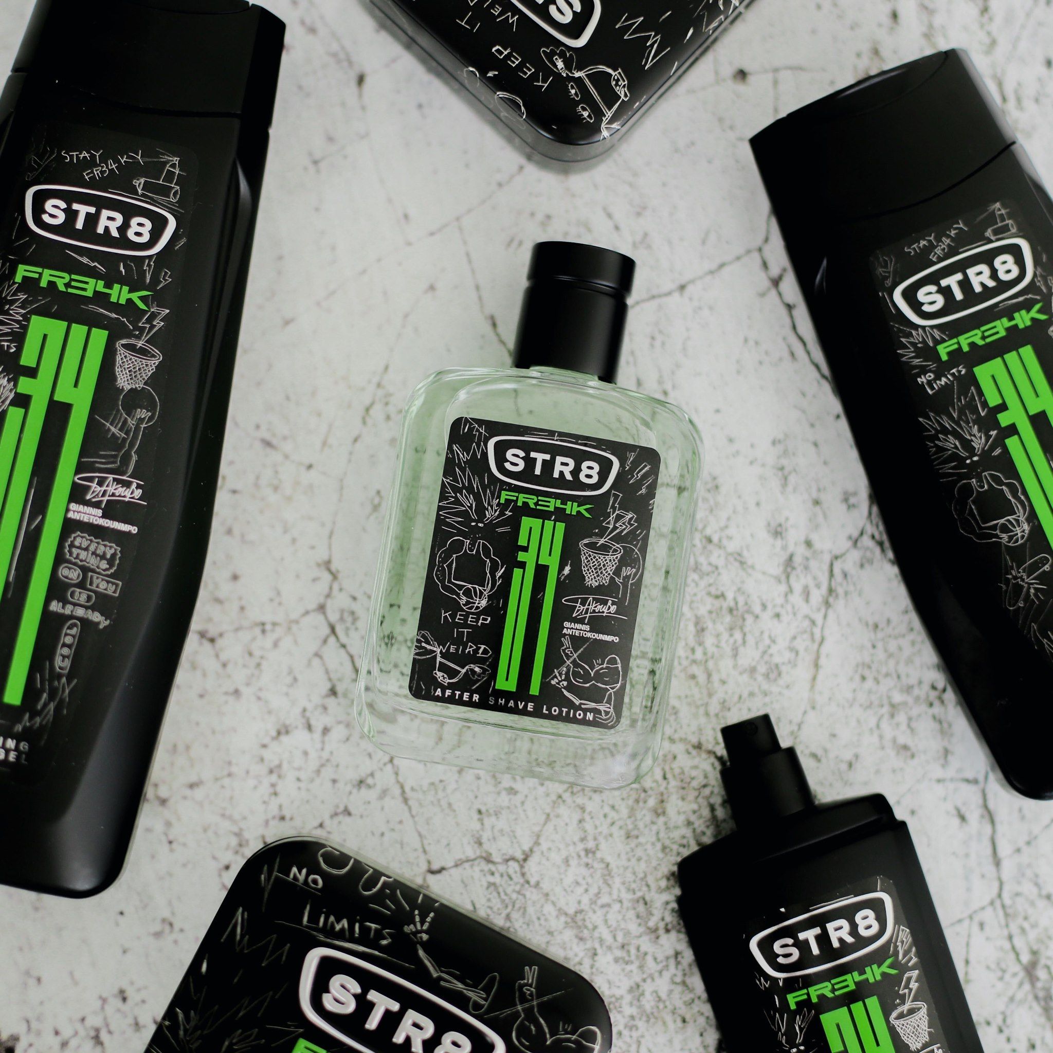 STR8思优泉男士真我清爽香氛沐浴露木质柑橘香调250ml白底实物图