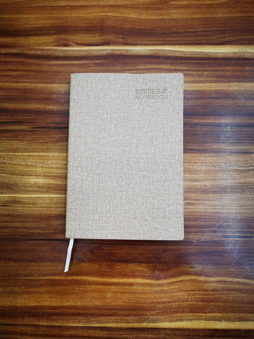 48-99 Linen texture PU notebook detail image 3