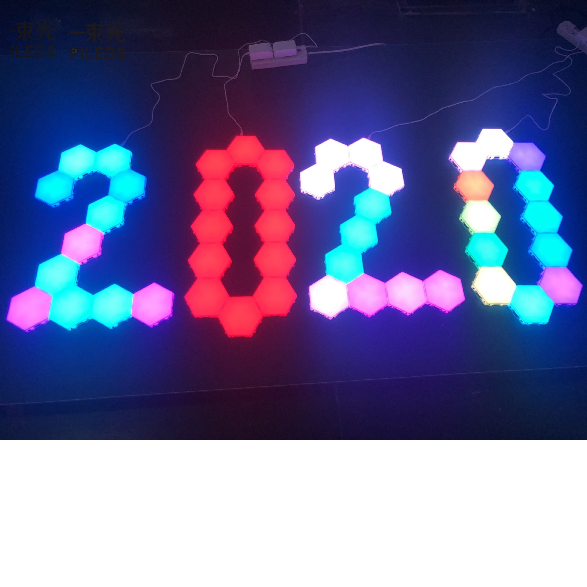 Hexagonal wall lamp DIY creative foreign trade bang bang touch controlled quantum lamp wall lamp honeycomb lamp honeycomb lamp
