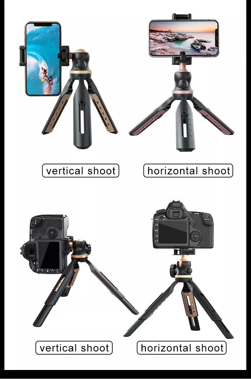 RK-L10 Aluminium Mini tripod for camera & Phone tripo详情图9