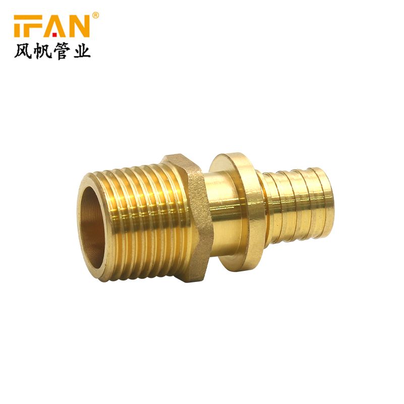 IFAN slide cut fittings CW617 macho Socket S20×1/2"M diente externo directo brass fittings Specification image
