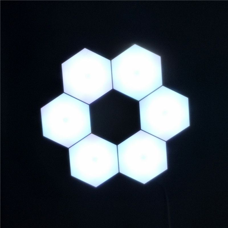 Touch sensing Tik Tok the same touch quantum lamp creative wall lamp hexagonal wall lamp honeycomb lamp honeycomb lamp