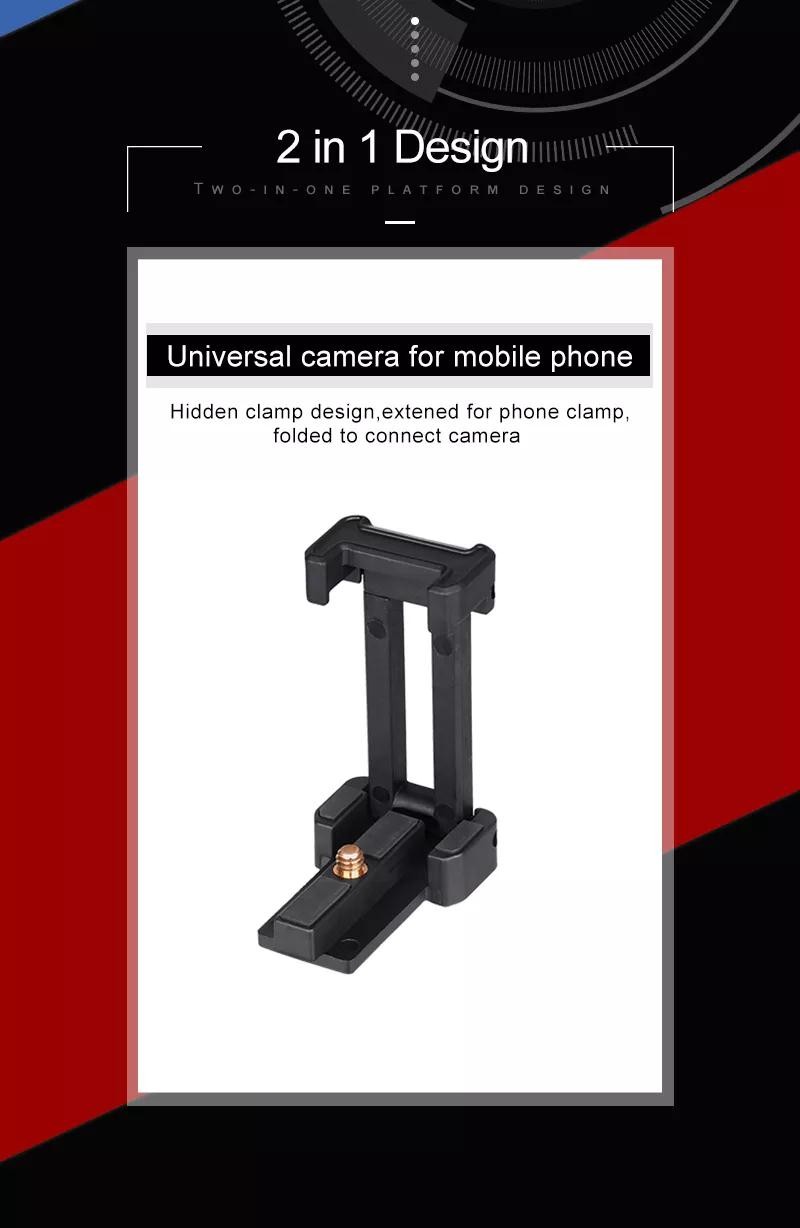 RK-L10 Aluminium Mini tripod for camera & Phone tripo详情图6