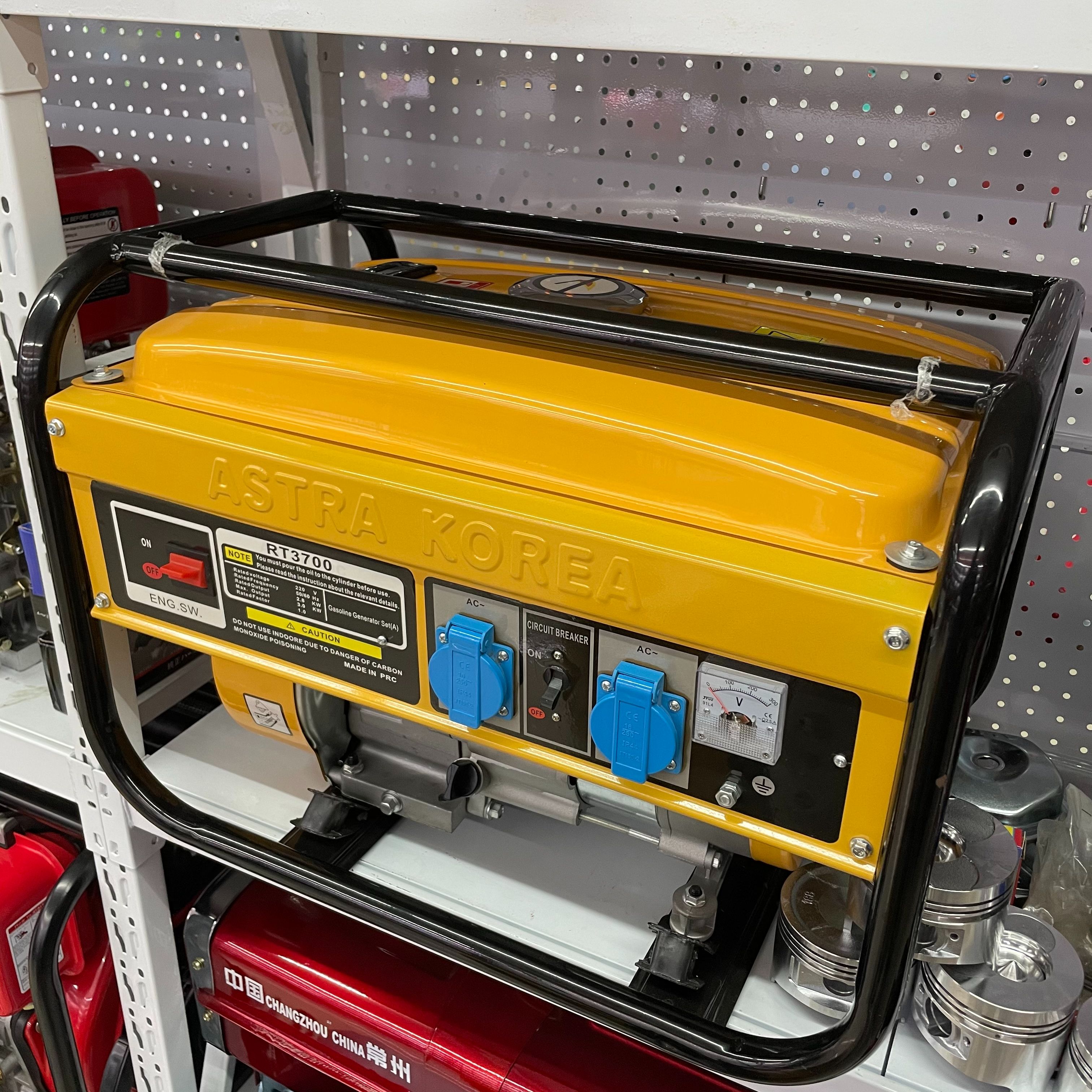 辉腾厂家外贸直销 小型3kw汽油发电机便携式家用发电机 大功率单相220v多用途发电机