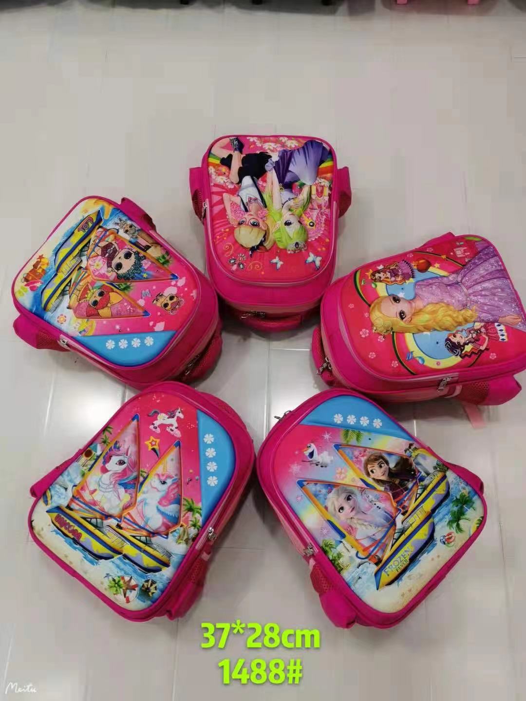 Schoolbags for boys and girls in grades 1 to 3, backrest, waterproof and load-reducing, double-shoulder children's schoolbags for boys and girls detail image 1