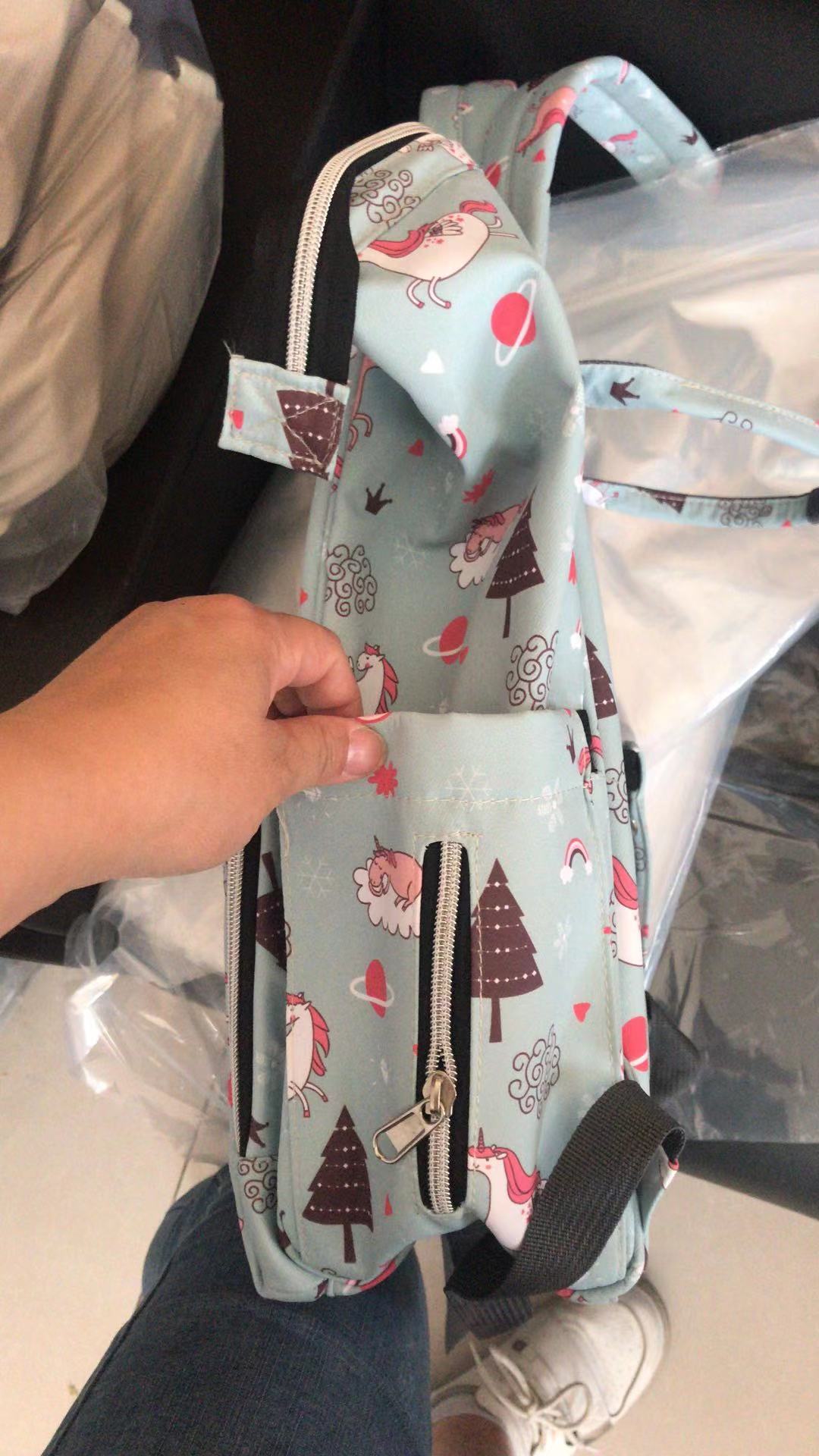 Mifei Korean version Backpack 2021 Trendy Girls' junior High school, Senior high school and college students' schoolbag tube, Japanese style casual backpack Item Picture