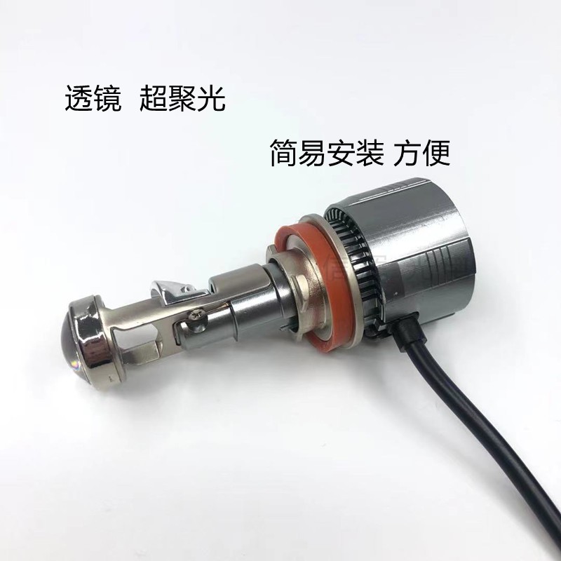 Car and motorcycle LED headlights, mini fisheye lens lights, 12V ultra-bright high beams H7 H11 9005 Application Scenario