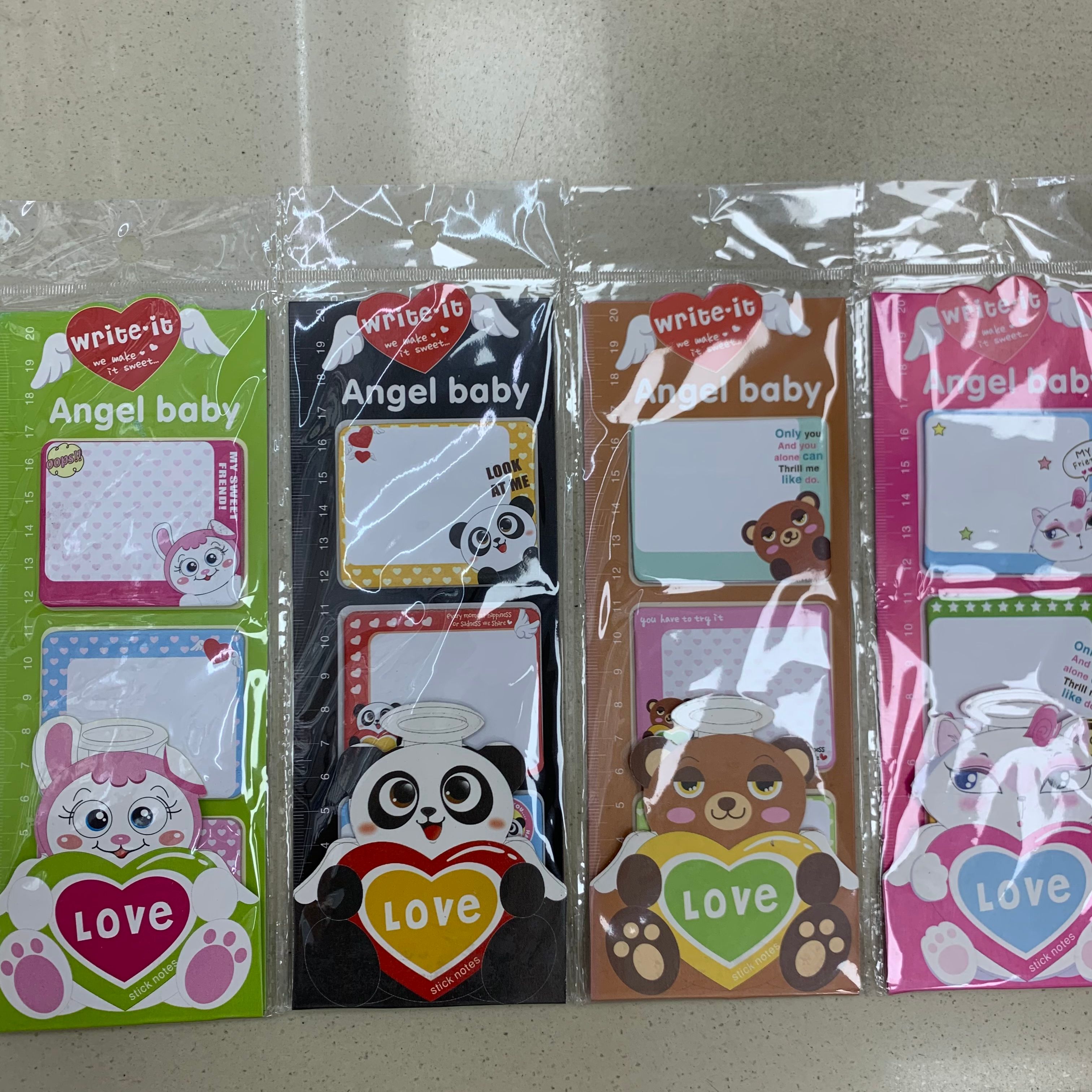 卡通正方形便利贴