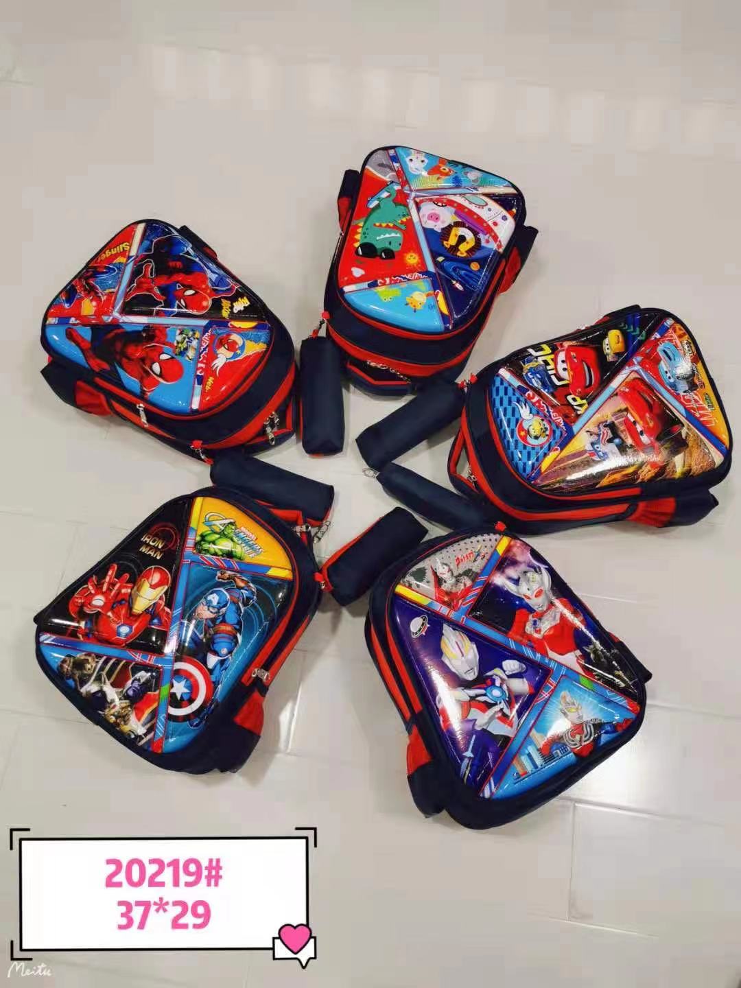 Schoolbags for boys and girls in grades 1 to 3, backrest, waterproof and load-reducing, double-shoulder children's schoolbags for boys and girls details Picture