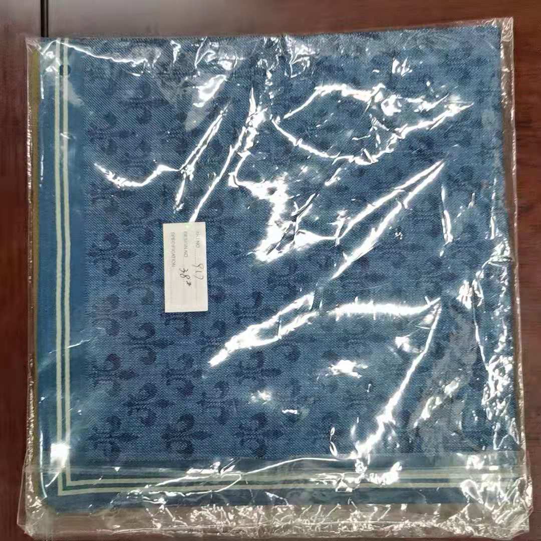 43CM满提花手帕，纯棉深色男士手绢，高质量厚手感男帕