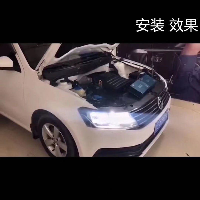 Car and motorcycle LED headlights, mini fisheye lens lights, 12V ultra-bright high beams H7 H11 9005 Item Picture