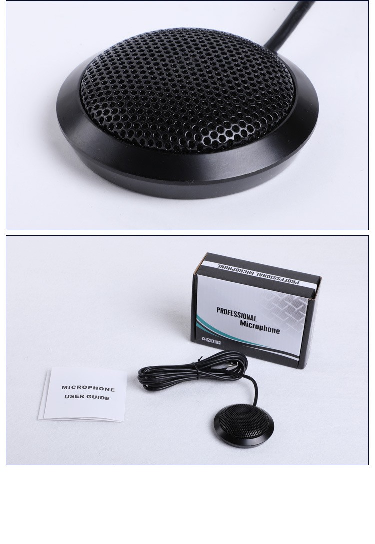 Interface USB video conferencing omnidirectional microphone, game live streaming recording, 360-degree sound pickup desktop microphone detail image 15