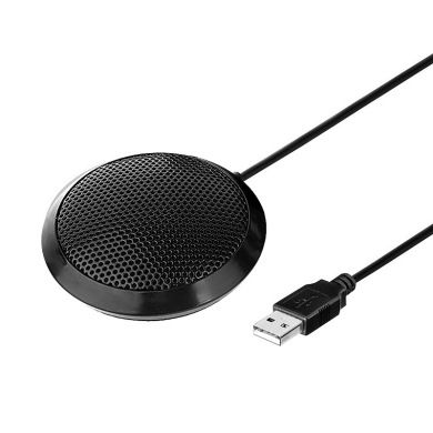 Interface USB video conferencing omnidirectional microphone, game live streaming recording, 360-degree sound pickup desktop microphone Application Scenario