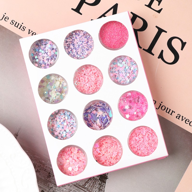 金葱粉亮片美甲亮片穿戴甲美甲钻饰品美甲饰品美甲钻魔镜粉详情图1