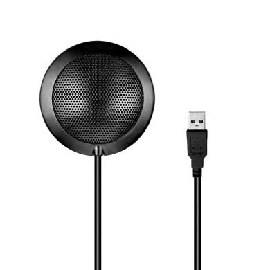 Interface USB video conferencing omnidirectional microphone, game live streaming recording, 360-degree sound pickup desktop microphone Item Picture