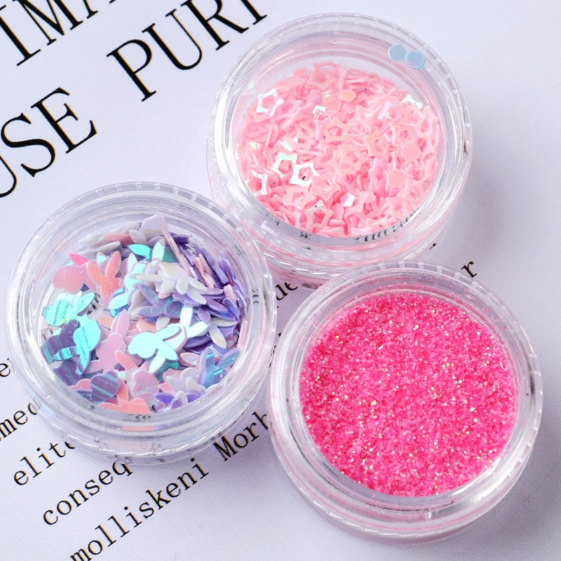 金葱粉亮片美甲亮片穿戴甲美甲钻饰品美甲饰品美甲钻魔镜粉详情图3