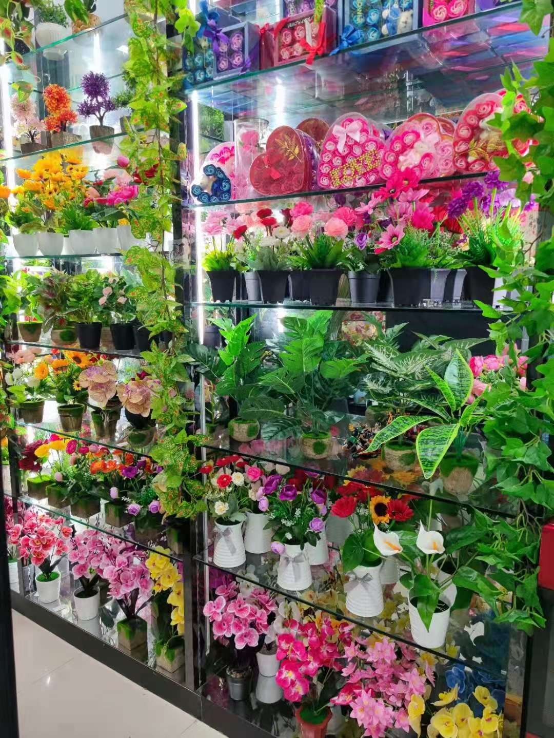 Artificial flower magnolia and Phalaenopsis set, ceramic potted plants, bonsai decoration, artificial flower ornaments, direct supply and consignment delivery from the manufacturer detail image 13