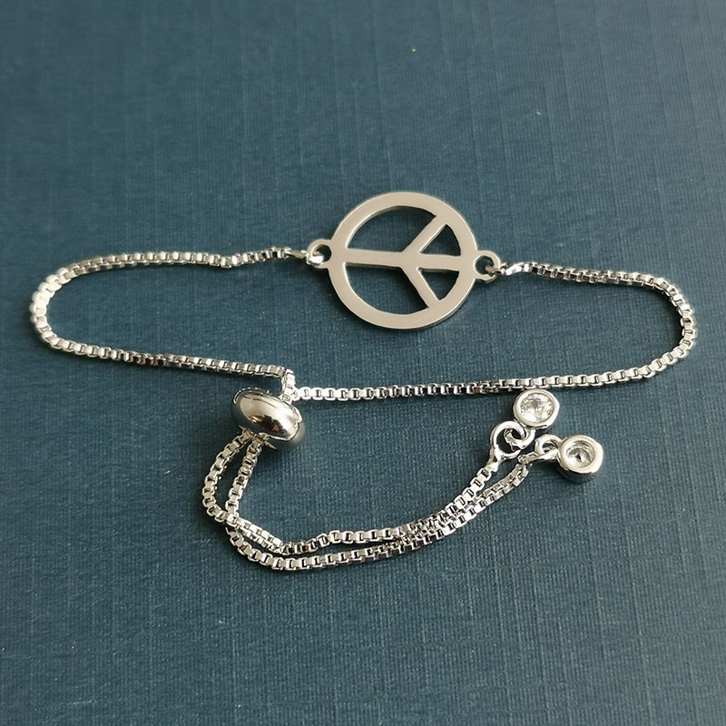 和平标钢钛不锈钢饰品配件双面精抛光不锈钢手链项链连接配件详情图4