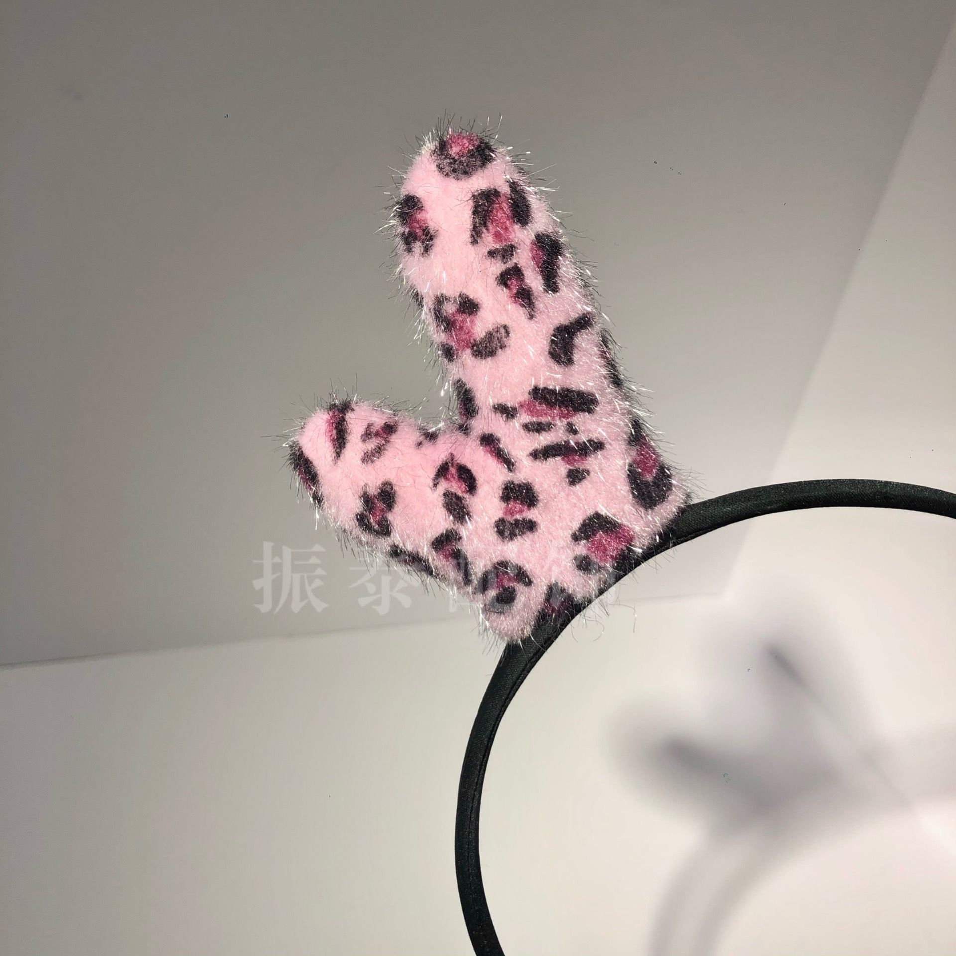 Manufacturers pin fire cartoon accessories Halloween Christmas antler crown headwear leopard print hat accessories customization wholesale thumbnail