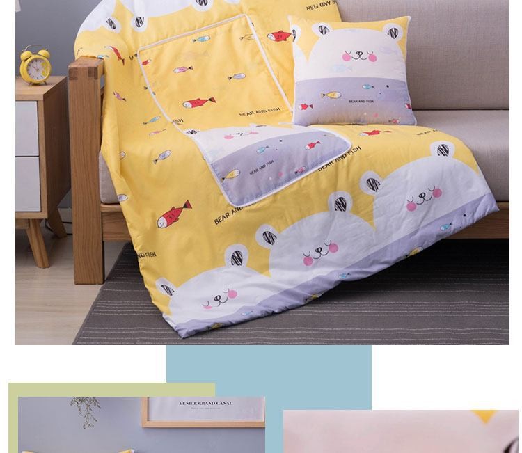 Multi-functional pillow quilt detail image 14