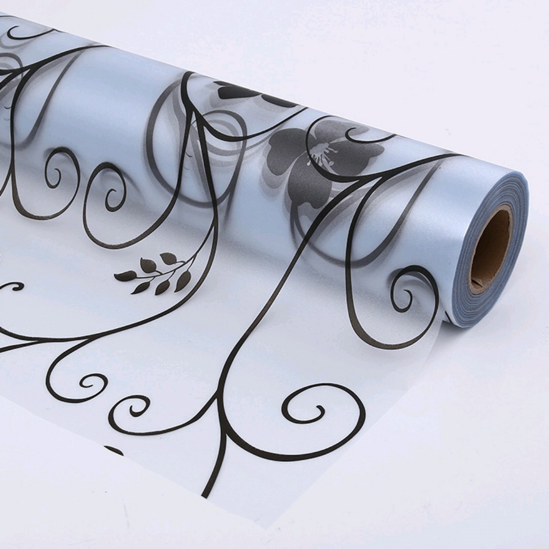 YCM001防暴新款供应玻璃窗花纸窗花贴 磨砂窗纸玻璃贴 批发详情图1