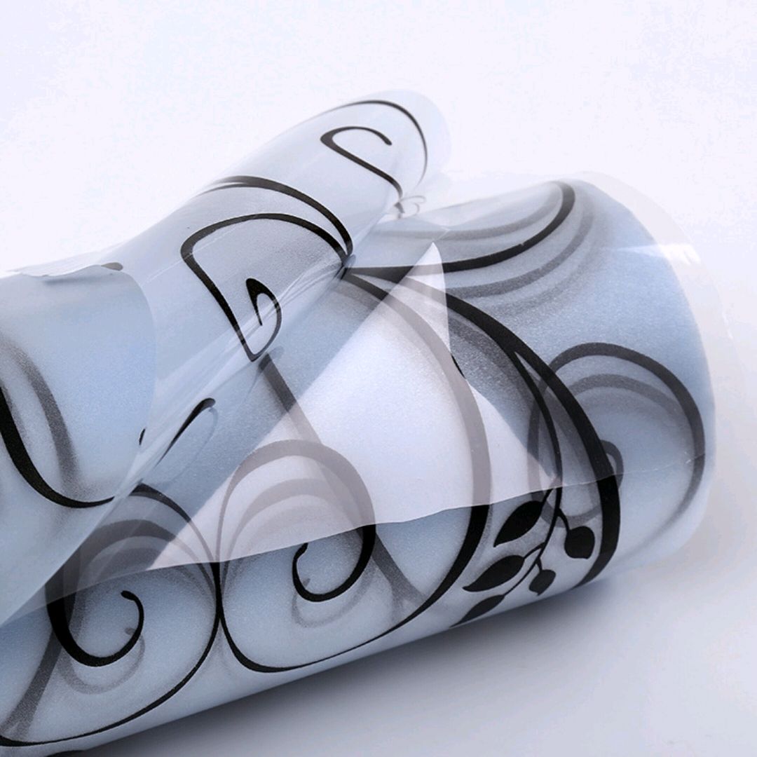 磨砂窗花贴/新款玻璃贴/带胶窗花贴细节图